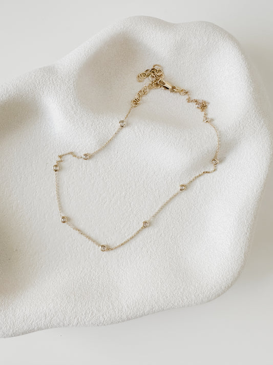 Bezel Chain Necklace